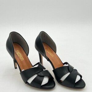 Pazzion Women Sexy Open Almond Toe High Heeled D'Orsay Pumps Slip On Stiletto